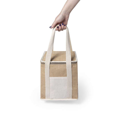 Nevera Nature de Yute Laminado con Altura Extra y Capacidad 7L