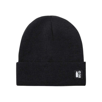 Gorro de punto sostenible en RPET reciclado, cálido y suave