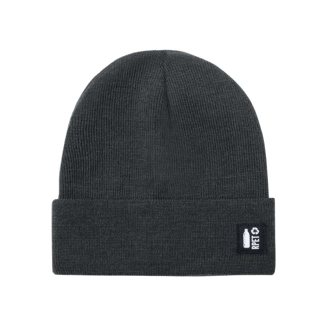 Gorro de punto sostenible en RPET reciclado, cálido y suave