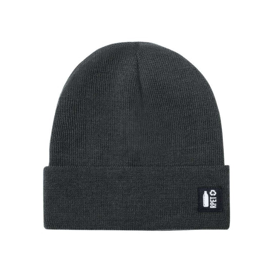 Gorro de punto sostenible en RPET reciclado, cálido y suave