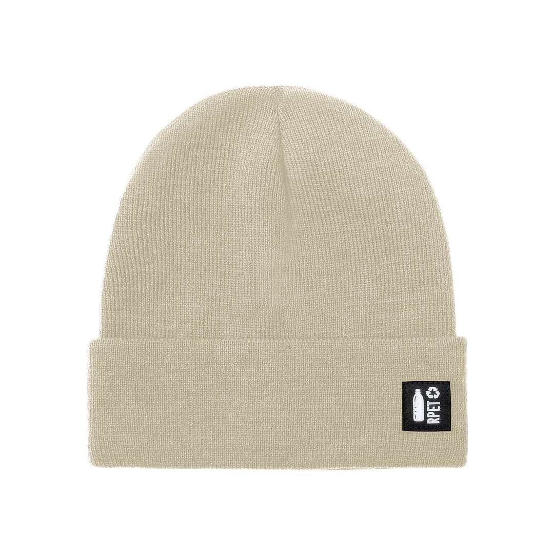 Gorro de punto sostenible en RPET reciclado, cálido y suave