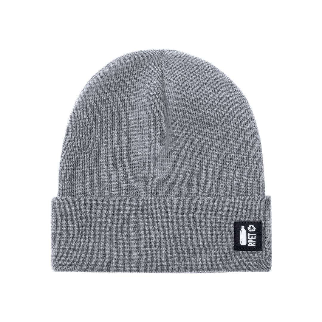 Gorro de punto sostenible en RPET reciclado, cálido y suave