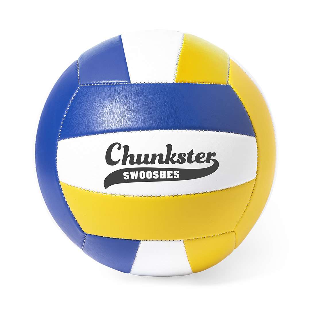 Balón de Voleibol Tricolor de Polipiel Suave, Tamaño 5