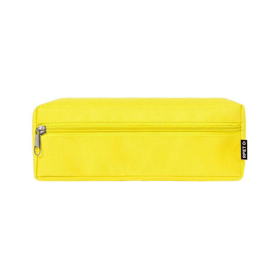 Estuche sostenible en poliéster 600D RPET con cremallera frontal