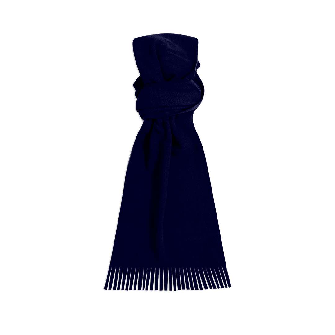 Bufanda de Polar Fleece Suave y Cálida con Flecos Anti-Pilling