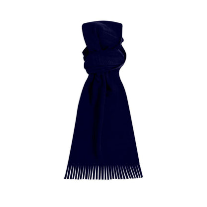 Bufanda de Polar Fleece Suave y Cálida con Flecos Anti-Pilling