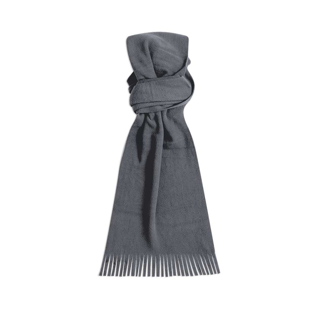 Bufanda de Polar Fleece Suave y Cálida con Flecos Anti-Pilling