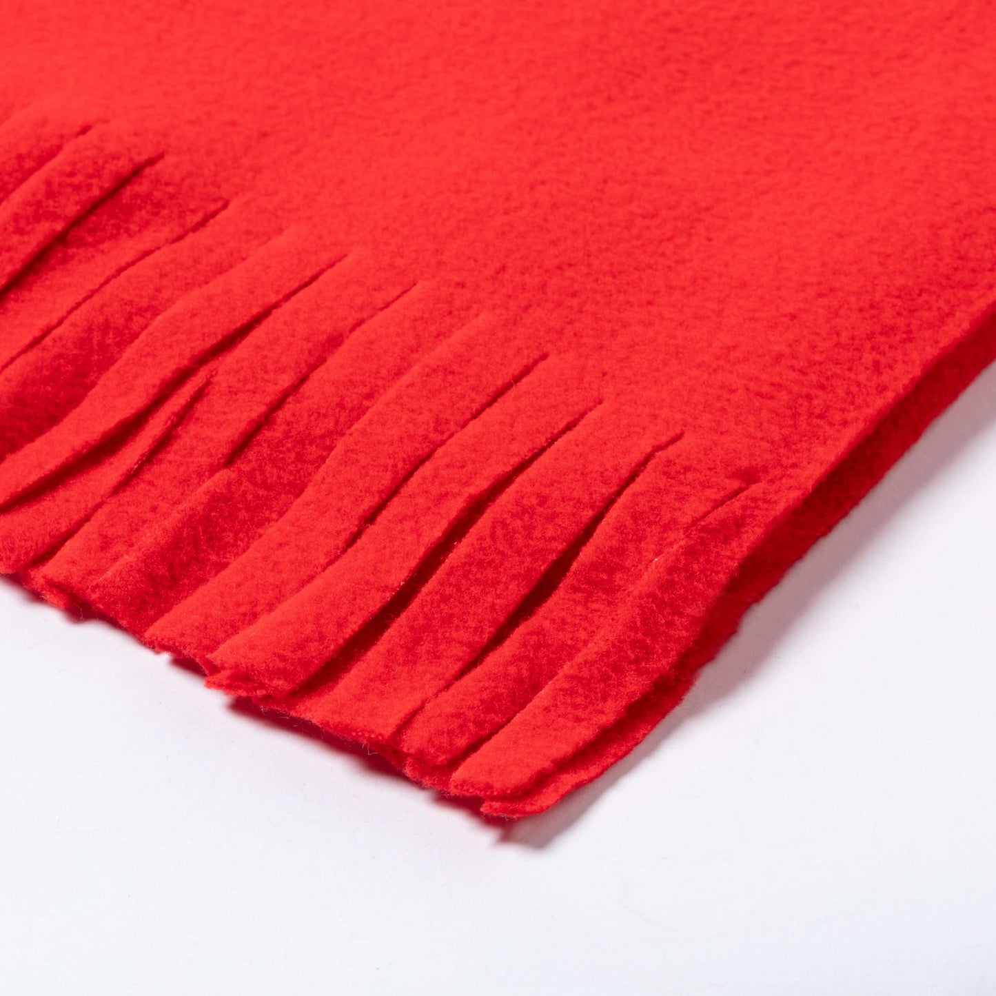Bufanda de Polar Fleece Suave y Cálida con Flecos Anti-Pilling