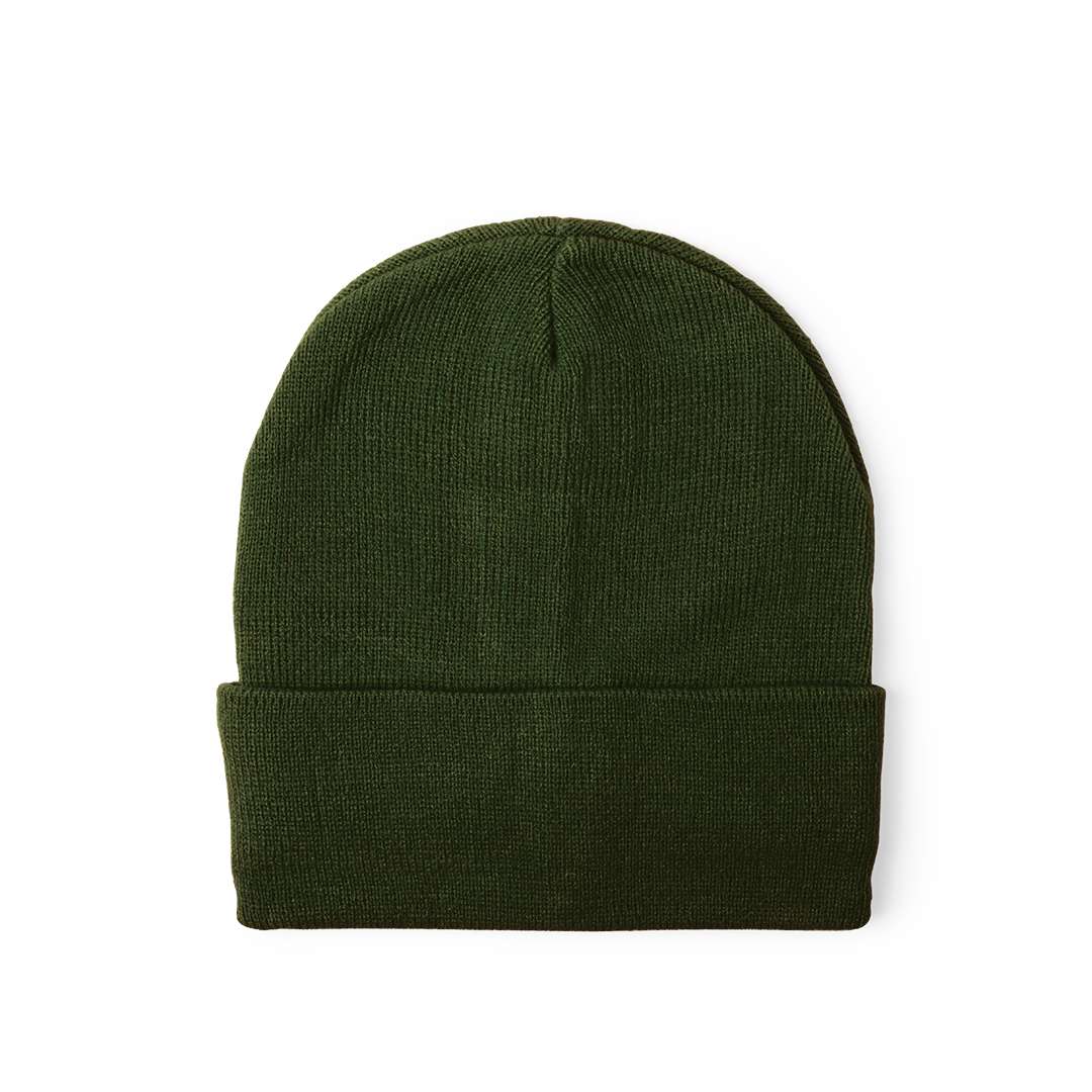Gorro Lana elástico de punto suave y cálido con dobladillo cómodo