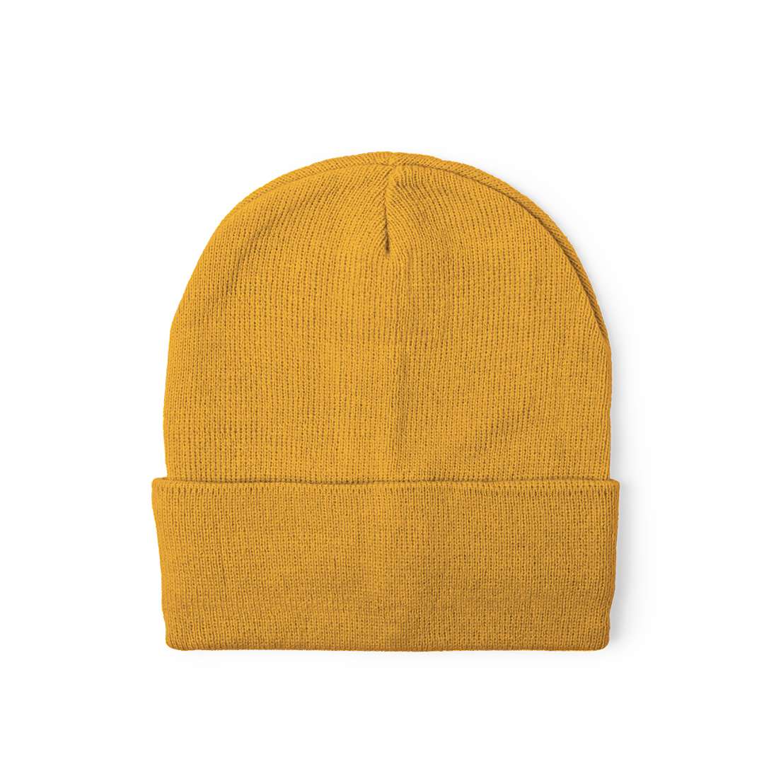 Gorro Lana elástico de punto suave y cálido con dobladillo cómodo