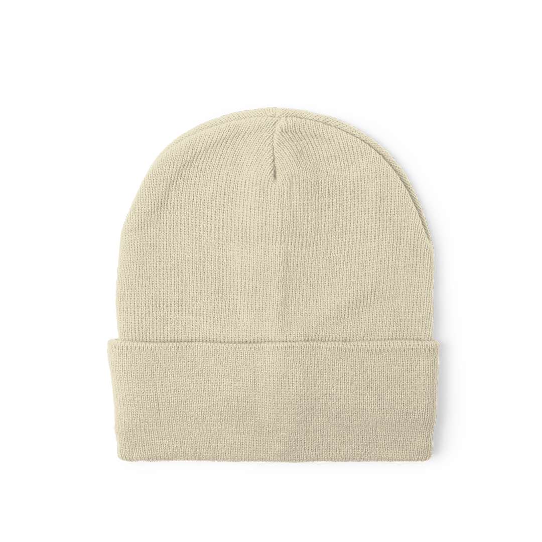 Gorro Lana elástico de punto suave y cálido con dobladillo cómodo