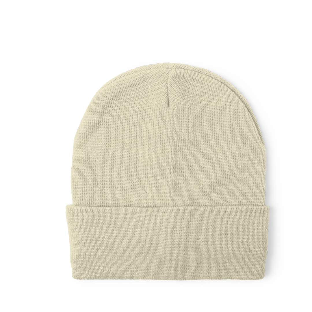 Gorro Lana elástico de punto suave y cálido con dobladillo cómodo