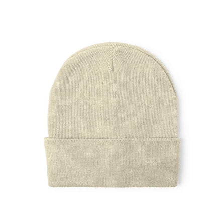 Gorro Lana elástico de punto suave y cálido con dobladillo cómodo