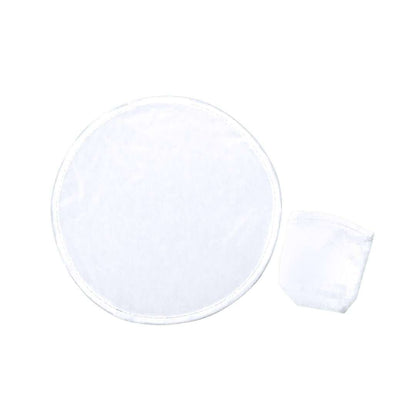 Frisbee plegable de poliéster con funda y diseño compacto
