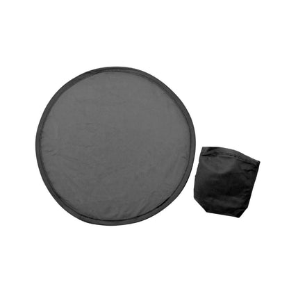 Frisbee plegable de poliéster con funda y diseño compacto
