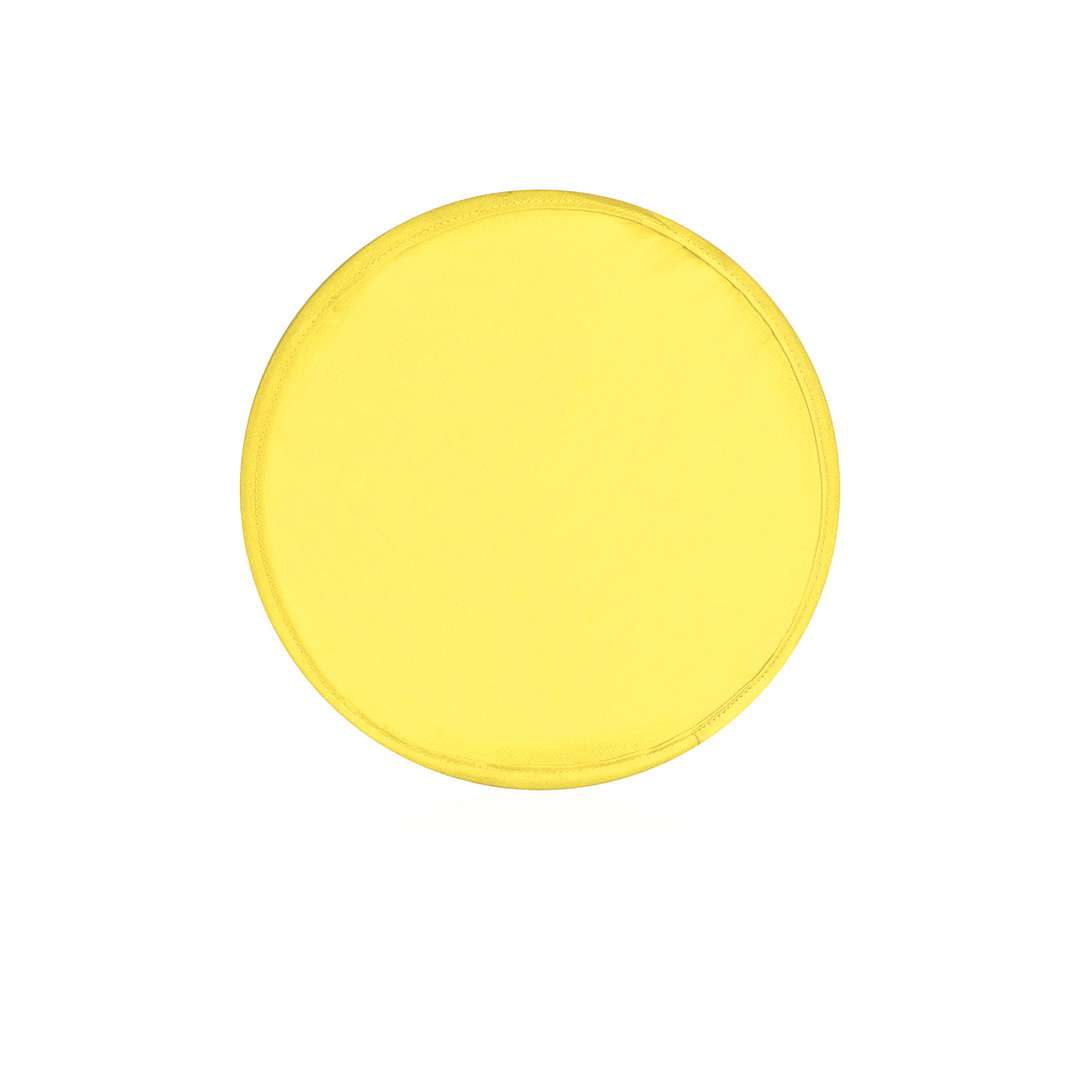 Frisbee plegable de poliéster con funda y diseño compacto