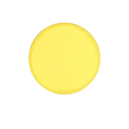 Frisbee plegable de poliéster con funda y diseño compacto