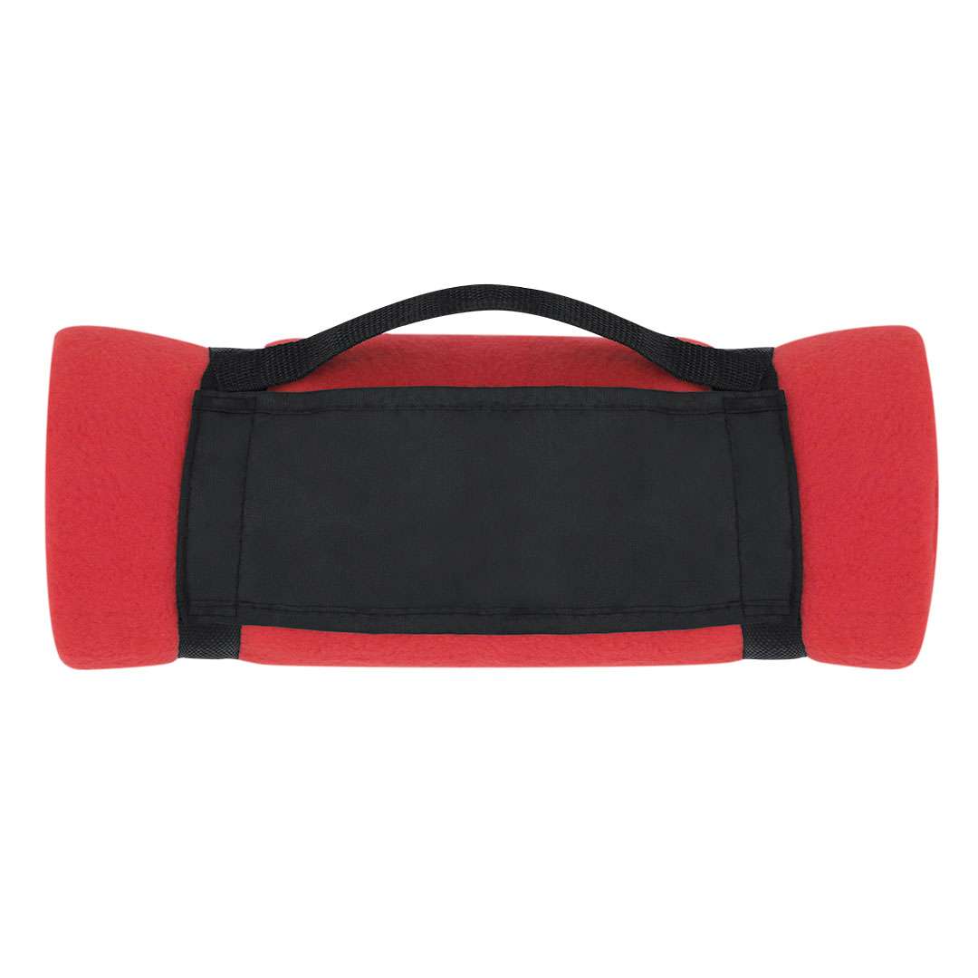 Manta Polar Fleece 130x160 cm con Asa de Transporte y Cierre Velcro