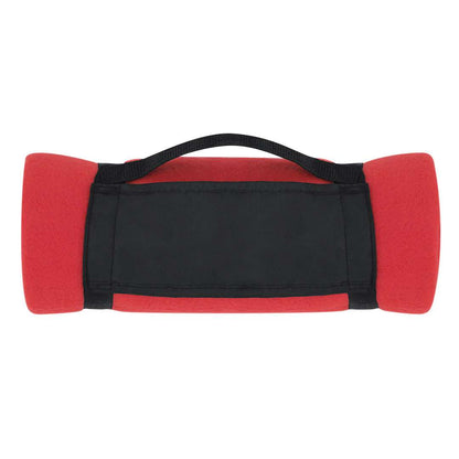 Manta Polar Fleece 130x160 cm con Asa de Transporte y Cierre Velcro
