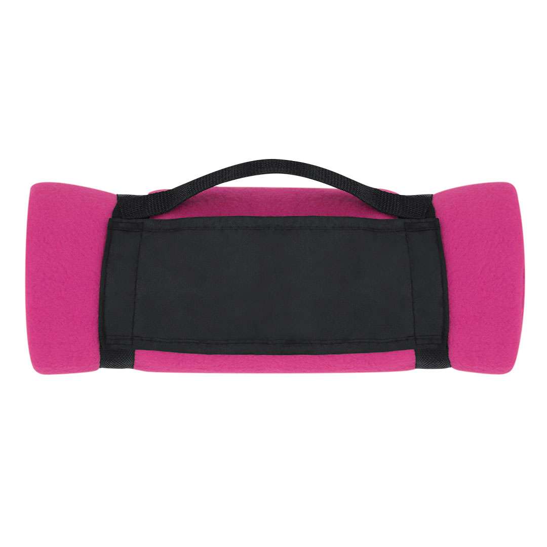 Manta Polar Fleece 130x160 cm con Asa de Transporte y Cierre Velcro