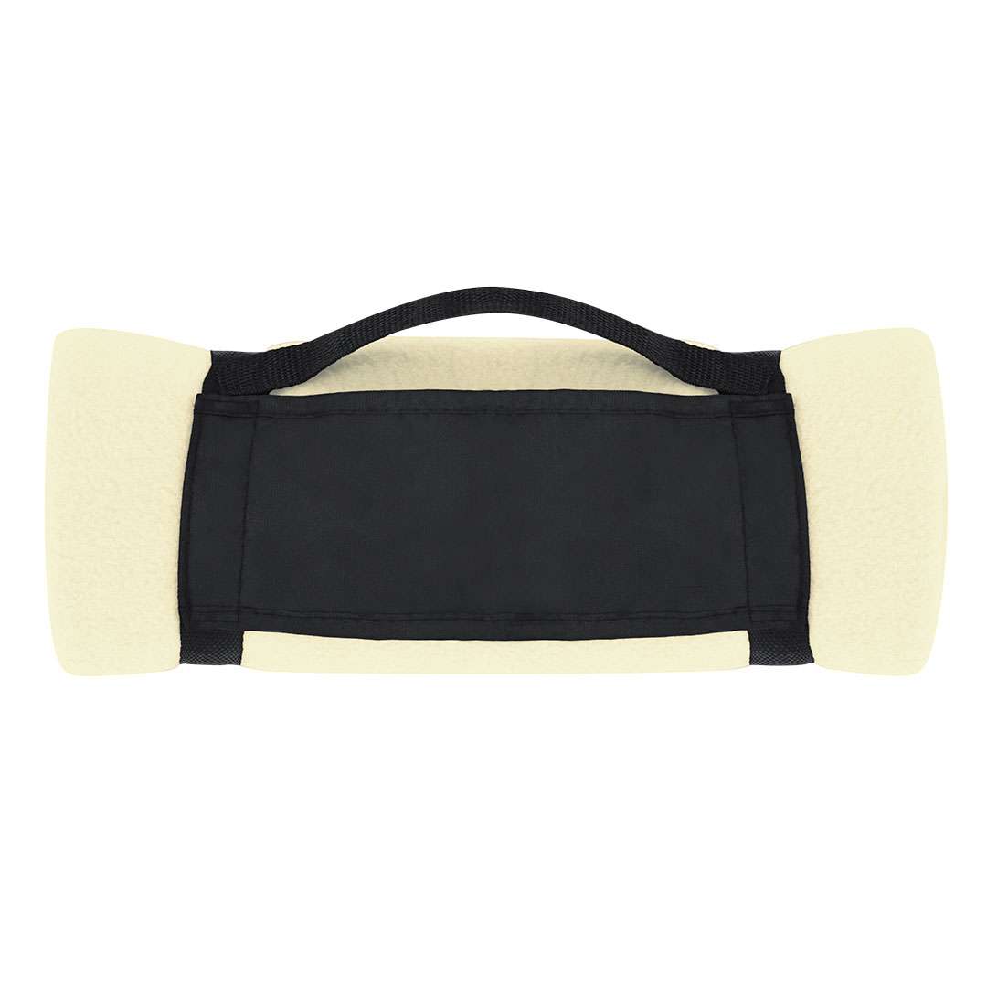 Manta Polar Fleece 130x160 cm con Asa de Transporte y Cierre Velcro