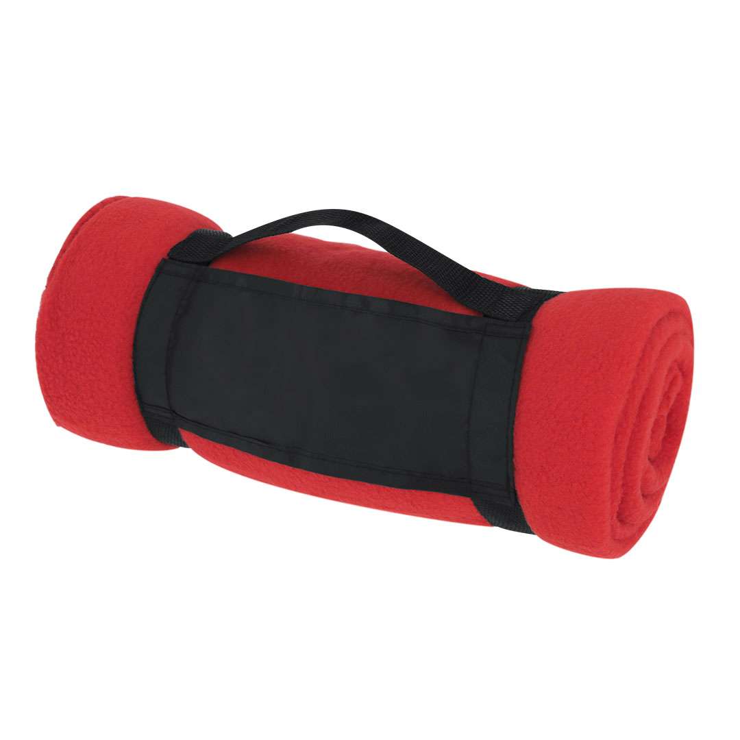 Manta Polar Fleece 130x160 cm con Asa de Transporte y Cierre Velcro