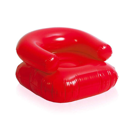 Sillón inflable en PVC con asiento reforzado y respaldo cómodo