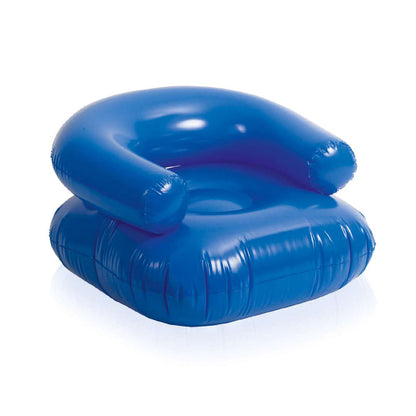 Sillón inflable en PVC con asiento reforzado y respaldo cómodo
