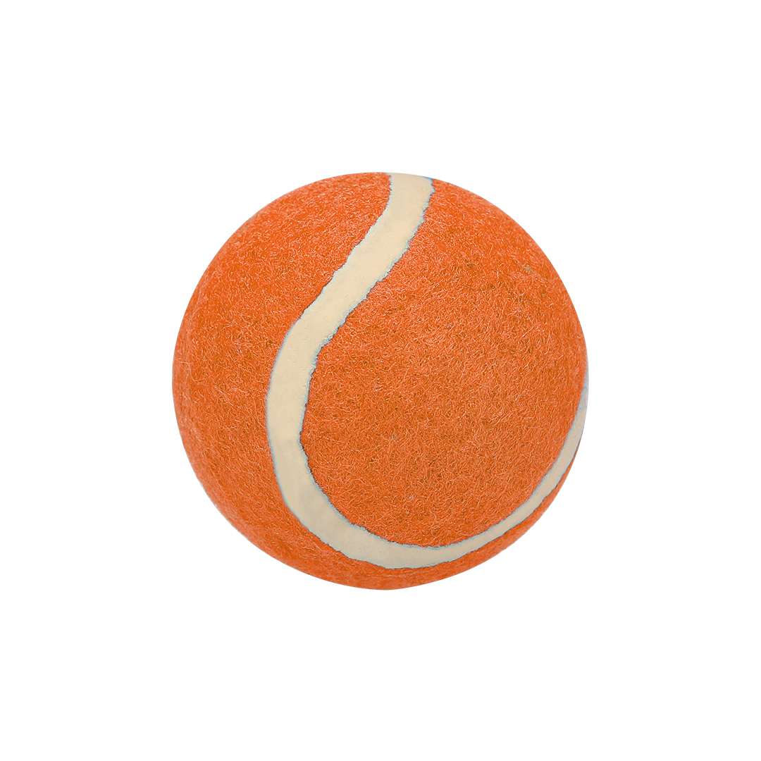 Pelota para mascotas en goma resistente y material suave