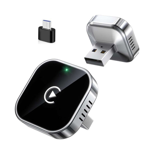 Adaptador Inalámbrico Almalux® CarPlay y Android Auto 2 en 1 | Bluetooth 5.0 y WiFi 5GHz Plug & Play