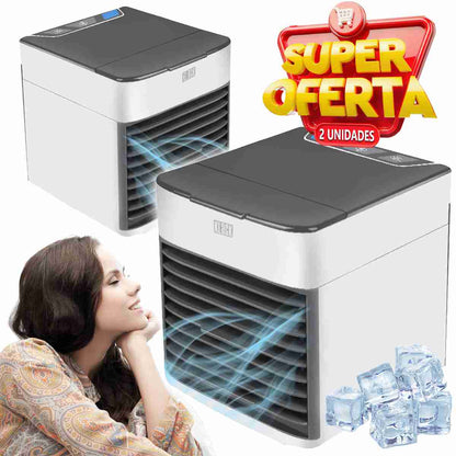 Mini Aire Acondicionado Climatizado Portátil Almalux® | Pack de 2 unidades