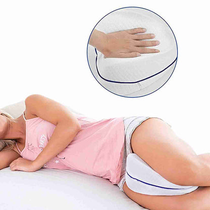 Almohada Almalux® para Piernas y Rodillas -  Cojín ortopédico diseñado para mejorar la calidad del sueño y aliviar dolores en la cadera y la espalda