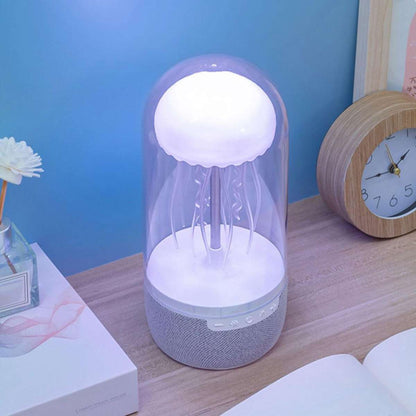 Lámpara Altavoz Bluetooth Almalux® Medusa, Radio FM, Tarjeta TF, Luz Led Brillante