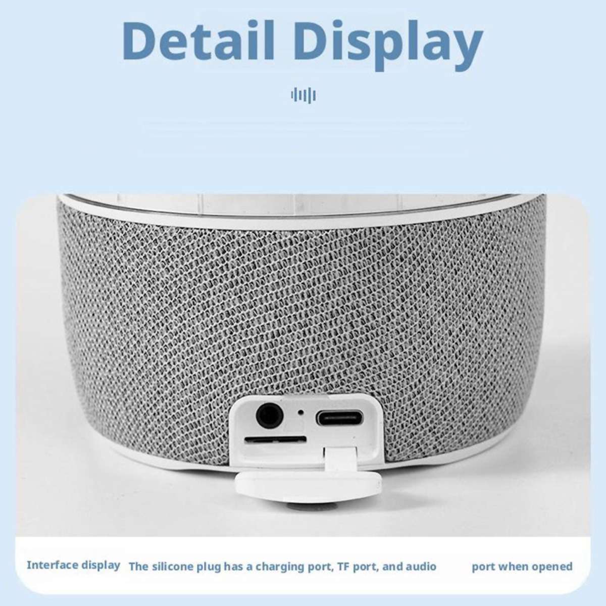 Lámpara Altavoz Bluetooth Almalux® Medusa, Radio FM, Tarjeta TF, Luz Led Brillante