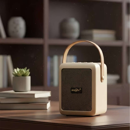 Altavoz Bluetooth Almalux® Portátil con Radio FM, USB, TF, TWS y Karaoke, Luz RGB, Batería Recargable 500mAh y Sonido Potente 52mm
