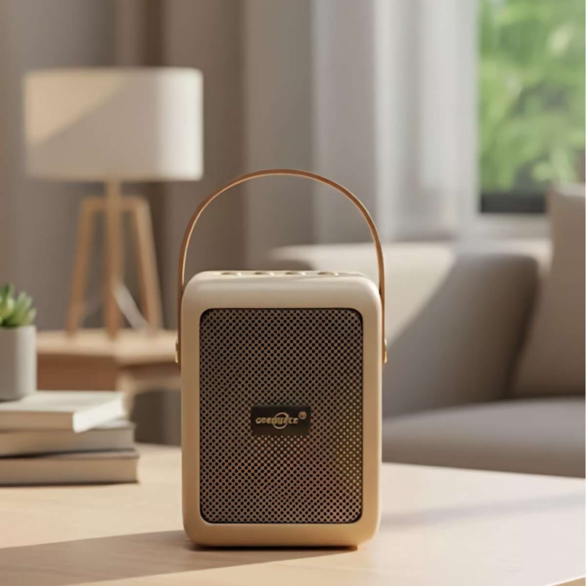 Altavoz Bluetooth Almalux® Portátil con Radio FM, USB, TF, TWS y Karaoke, Luz RGB, Batería Recargable 500mAh y Sonido Potente 52mm