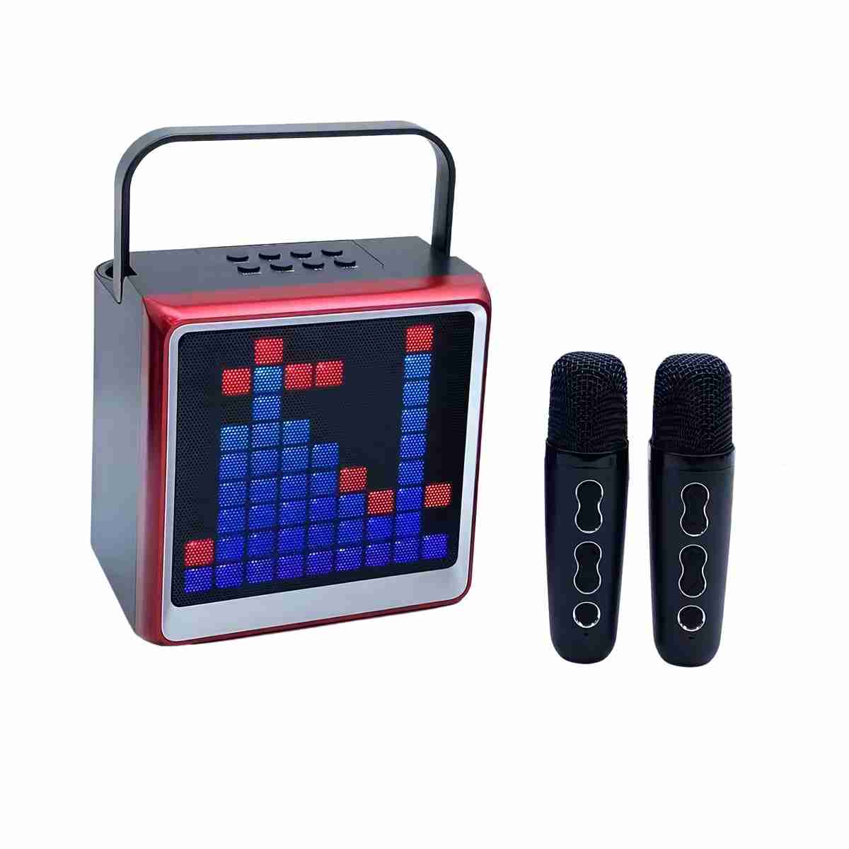 Altavoz Karaoke Bluetooth Portátil Almalux® con Leds RGB