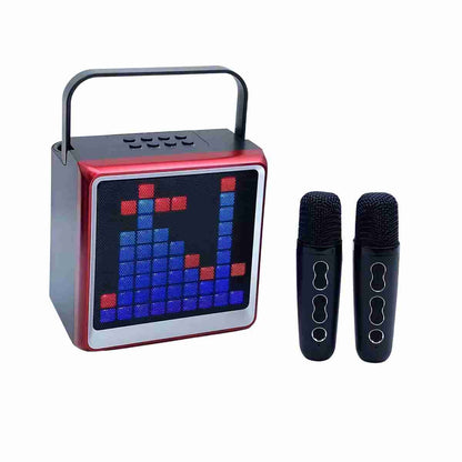 Altavoz Karaoke Bluetooth Portátil Almalux® con Leds RGB