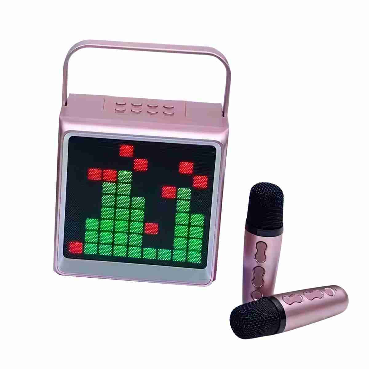 Altavoz Karaoke Bluetooth Portátil Almalux® con Leds RGB