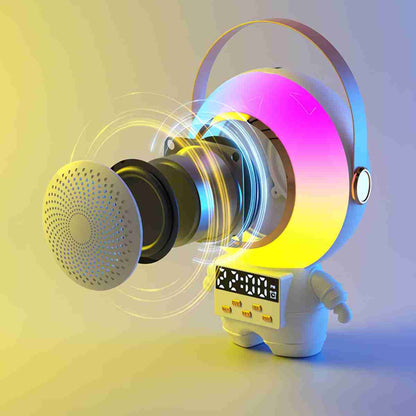 Altavoz Karaoke Almalux® con forma de Astronauta y doble micrófono