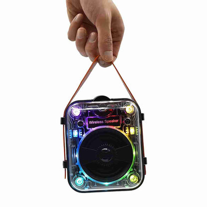 Altavoz Bluetooth Portátil Transparente Almalux® Mecha RGB