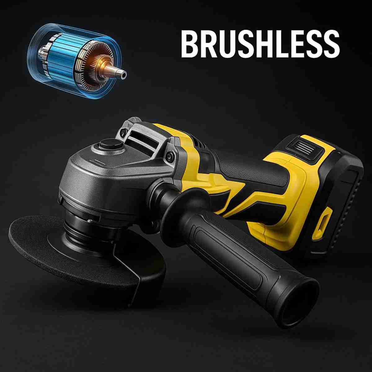 Amoladora Angular Almalux® 21V Brushless – Equivalente a 800W con 3 Velocidades y Disco 115 mm