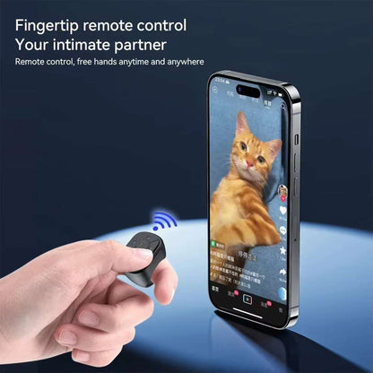 Anillo de Control Remoto Almalux®, Diseño Ergonómico, Control Bluetooth para Controlar Remotamente TikTok, Selfies, Me Gusta, Subir y Bajar