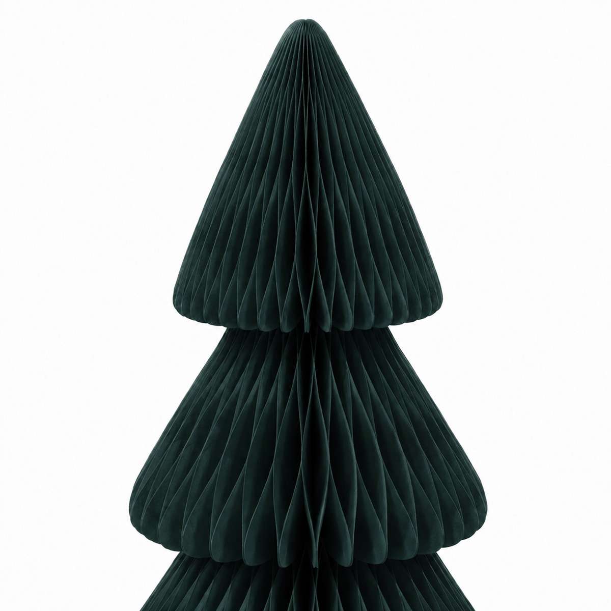Árbol de Navidad de Papel Verde Plegable Magnético – Decoración Navideña Reutilizable de Montaje Fácil