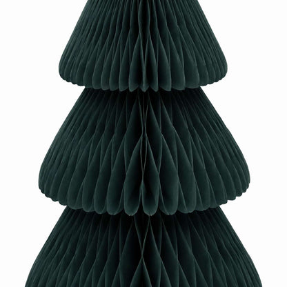 Árbol de Navidad de Papel Verde Plegable Magnético – Decoración Navideña Reutilizable de Montaje Fácil