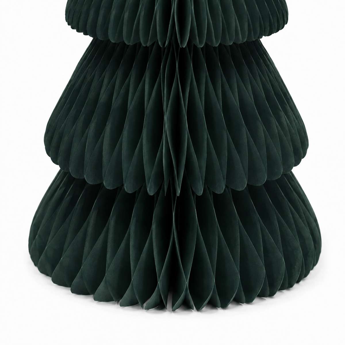 Árbol de Navidad de Papel Verde Plegable Magnético – Decoración Navideña Reutilizable de Montaje Fácil