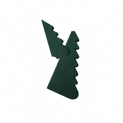 Árbol de Navidad de Papel Verde Plegable Magnético – Decoración Navideña Reutilizable de Montaje Fácil