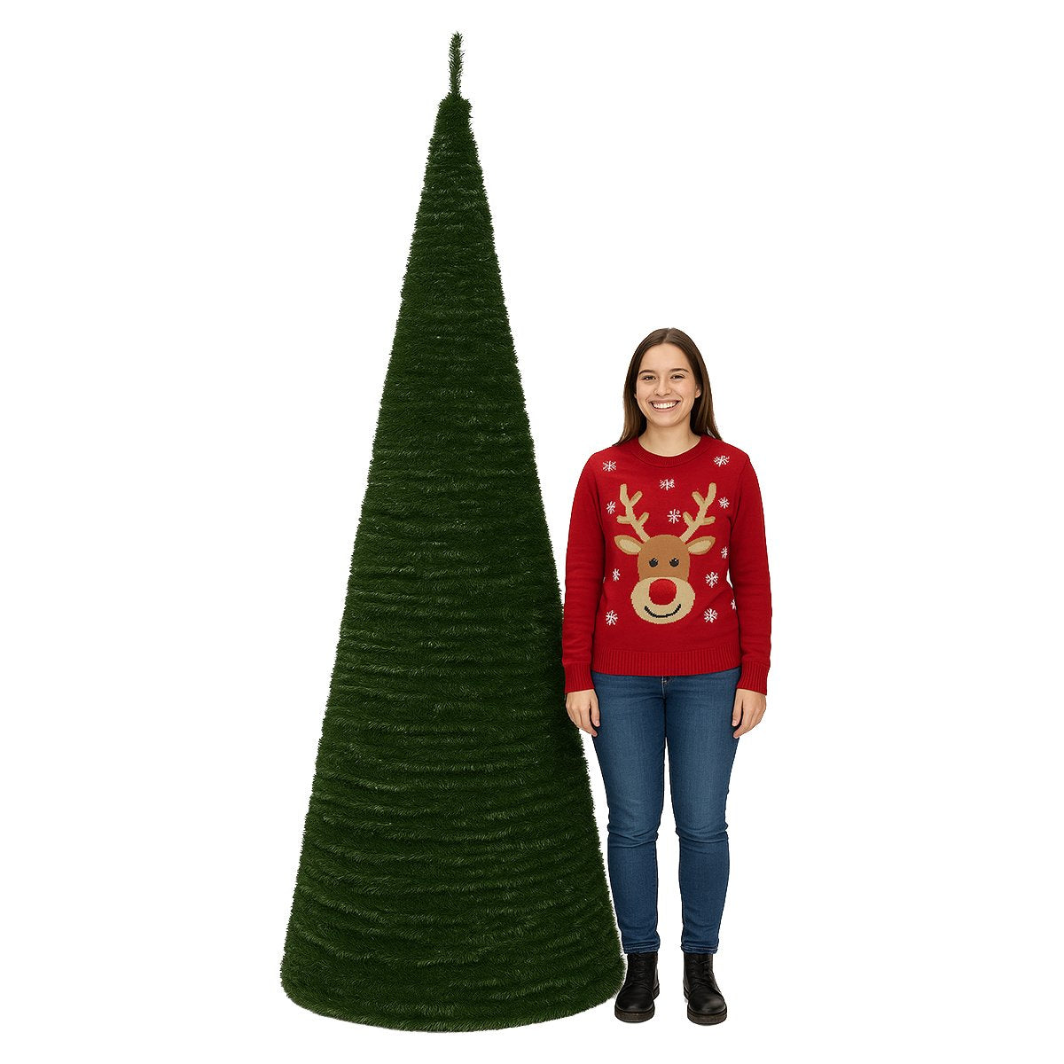 Árbol de Navidad Almalux® PopUp 150 cm – Plegable, Verde con Decoraciones ó Básico | Montaje Rápido y Fácil Almacenaje