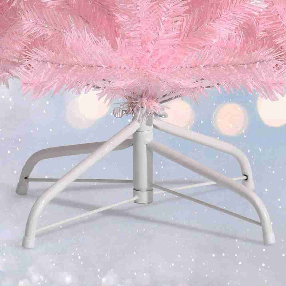 Árbol de Navidad Almalux® PVC de Alta Calidad para Decoración Interior - Reutilizable y Fácil de Montar Rosa
