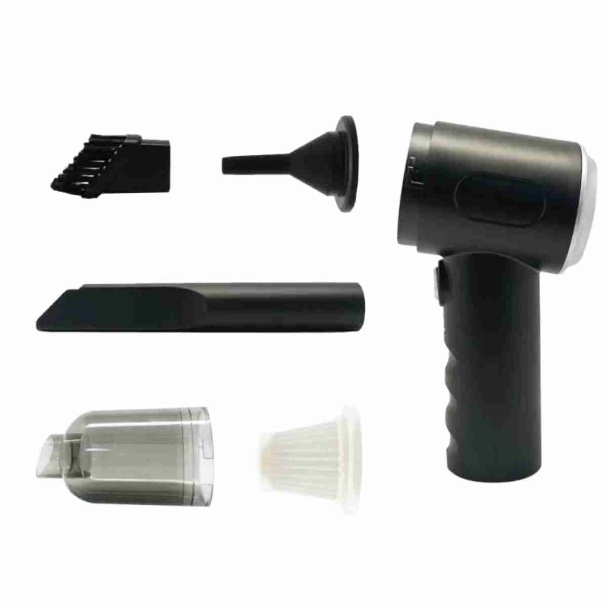 Aspiradora portátil Almalux® 3 en 1: soplador y aspirador inalámbrico de mano para la limpieza de automóviles y el hogar